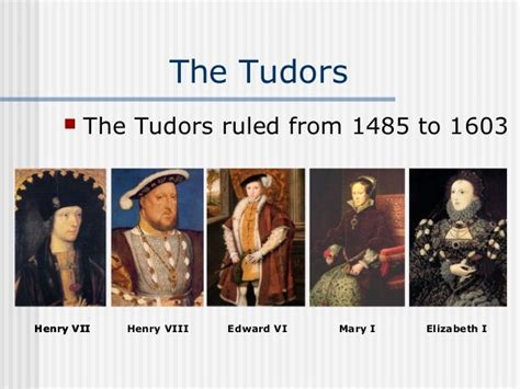 The end of the House of Tudor .